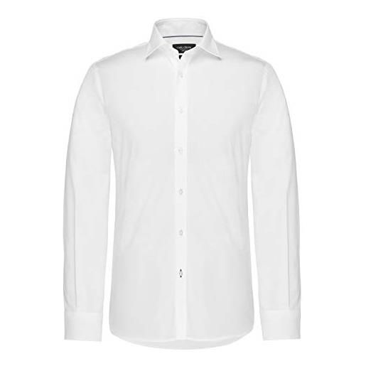 CARL GROSS cg sv-modern camicia business, bianco (weiß 10), 43 uomo
