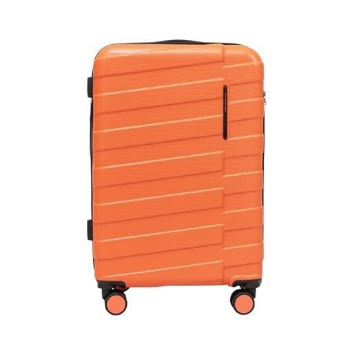 PACO MARTINEZ valigia da viaggio unisex, bagaglio medio v summit, colore arancione