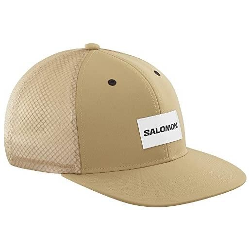 Salomon trucker cappellino unisex, stile audace, versatilità, comfort e traspirabilità, orange, l/xl