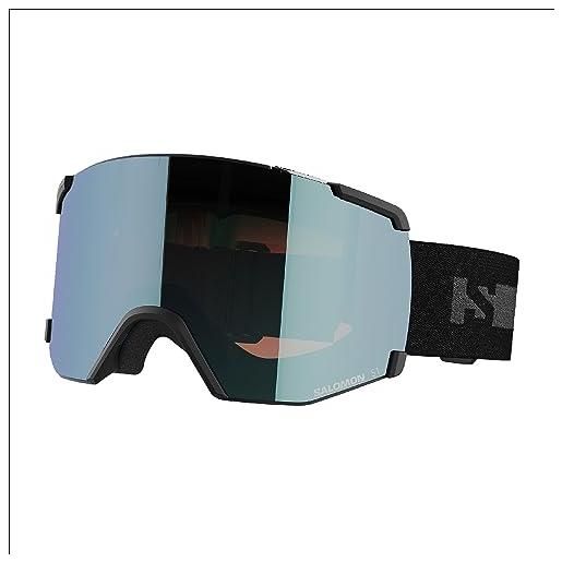 Salomon s/view access, occhiali sci snowboard unisex: campo visivo esteso, riduzione affaticamento oculare & abbagliamento, e fine della condensa, bianco, senza taglia