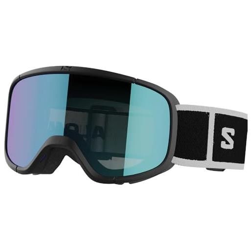 Salomon lumi, occhiali sci snowboard bambini: calzata e comfort adatti ai bambini, riduzione affaticamento oculare & abbagliamento, e durabilità, nero, senza taglia