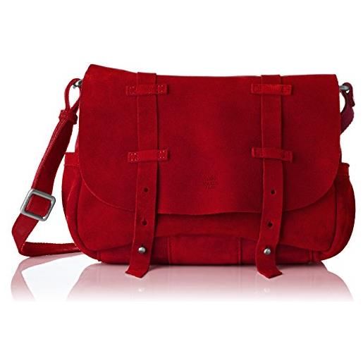 Mila Louise - borsa a tracolla donna, rosso (rosso (rubi 3017v-52)), 9x20x23 cm (w x h x l)