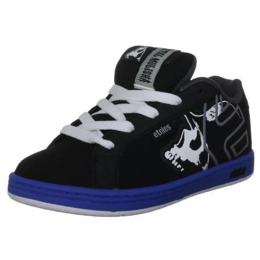 Etnies metal mulisha fader 4307000060-540, sneaker unisex bambino, nero (schwarz (black/black/grey 540)), 38