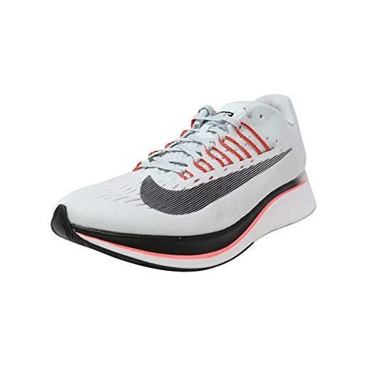 Nike wmns zoom fly, scarpe da ginnastica basse donna, multicolore (barely grey/oil grey/hot punch/white 001), 41 eu
