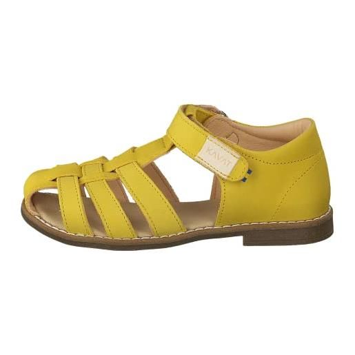 Kavat forsvik, sandali punta chiusa bambina, giallo (yellow 930), 34 eu