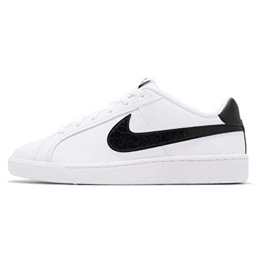 Nike court royale, scarpe da ginnastica donna, bianco (white/black 111), 36.5 eu