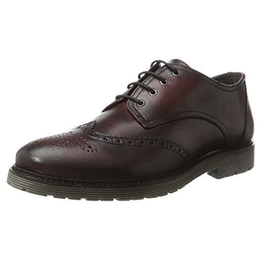 Marc Shoes dover, brogues uomo, rosso bordo, 45 eu