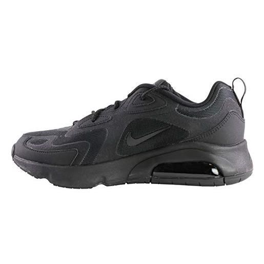 Nike air max 200 men's shoe, scarpe da corsa uomo, nero, 46 eu