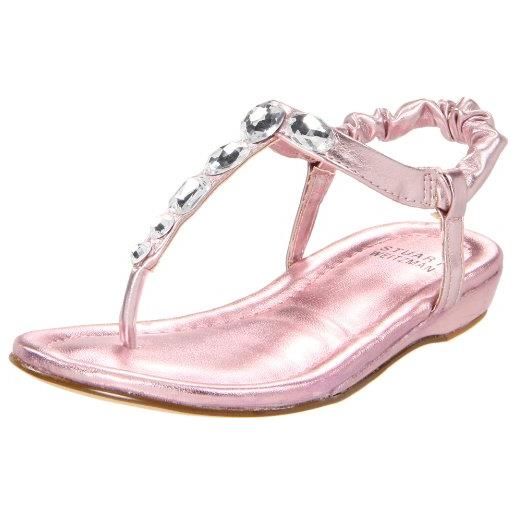 Stuart weitzman - sandali da bambina bella, rosa (rosa metallizzata. ), 34 eu