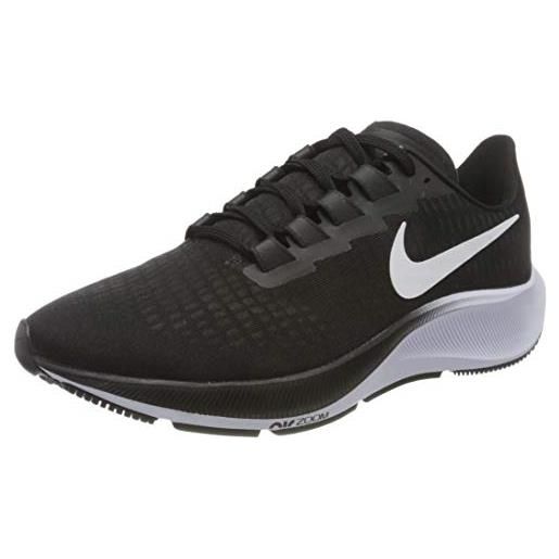 Nike wmns air zoom pegasus 37, scarpe da corsa donna, nero (black/white), 44.5 eu