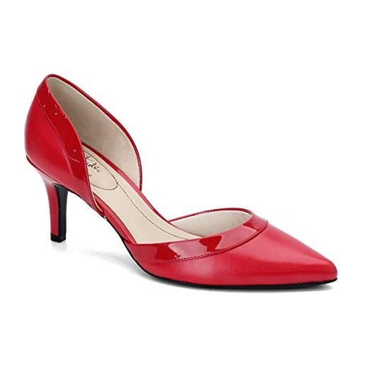 LifeStride saldana, scarpe décolleté donna, rosso fuoco, 41.5 eu