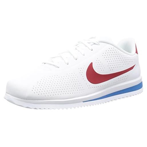 Nike cortez ultra moire, scarpe running uomo, bianco (white/varsity red/varsity blue 100), 49.5 eu
