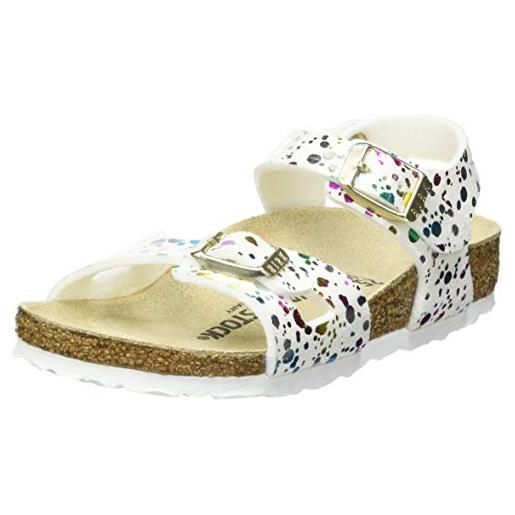 Birkenstock - rio microfibra kids - sandalo a fascia unica e cinturino alla caviglia regolabile 31/earthy lavender blush-n