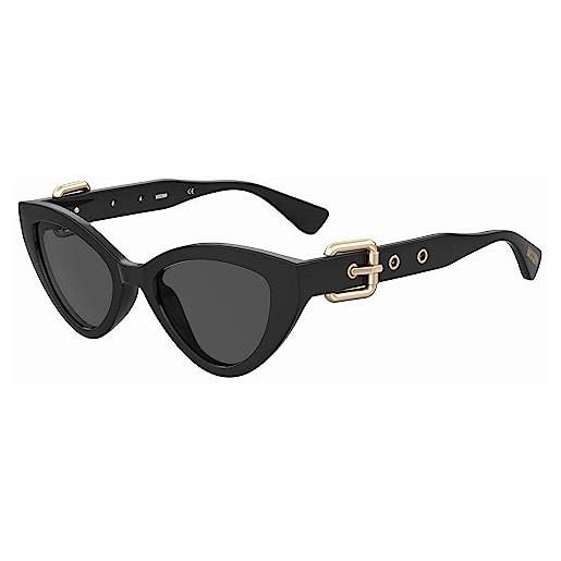 MOSCHINO occhiali da sole mos142/s black/dark grey 51/20/140 donna