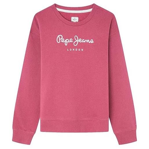 Pepe Jeans winter rose, sweatshirt bambine e ragazze, grigio (grey marl), 10 anni
