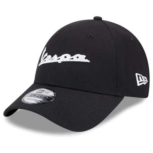New Era - vespa oversized wordmark 9forty strapback cap, nero, taglia unica