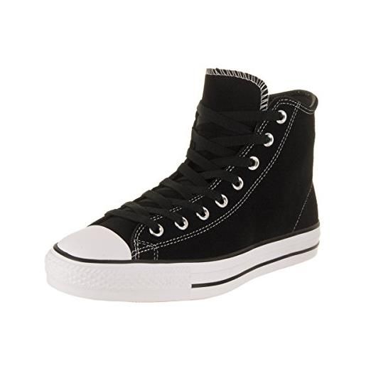 CONVERSE cons chuck taylor all star pro suede, sneaker uomo, nero (black/black/white 001), 45 eu