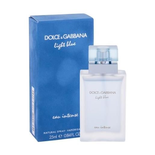 Dolce&Gabbana light blue eau intense 25 ml eau de parfum per donna