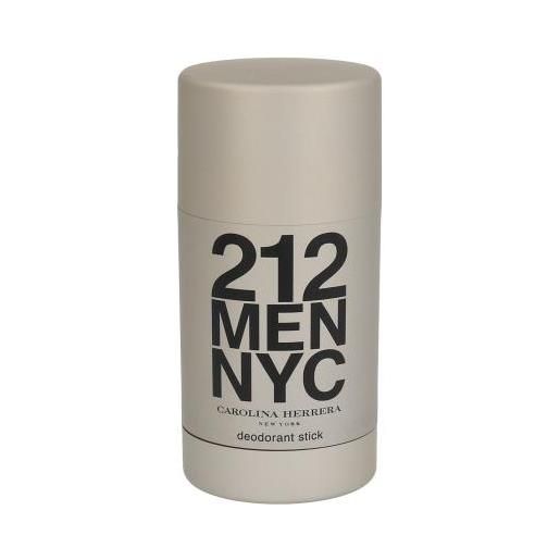Carolina Herrera 212 nyc men 75 ml in stick deodorante senza alluminio per uomo
