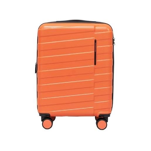 PACO MARTINEZ valigia da viaggio unisex, bagaglio a mano v summit, colore arancione