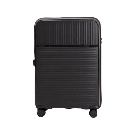 PACO MARTINEZ valigia da viaggio unisex, bagaglio medio v edition, colore nero