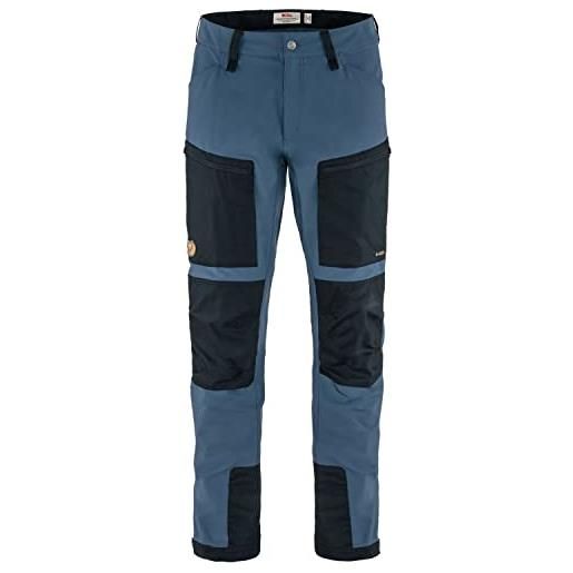 Fjallraven 86411-534-555 keb agile trousers m pantaloni sportivi uomo indigo blue-dark navy taglia 52/s