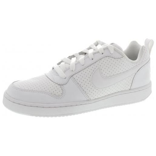 Nike court borough low, scarpe da basket uomo, bianco (white/white/white), 48.5 eu