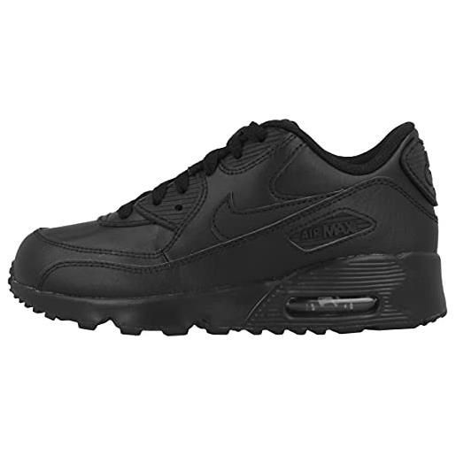 Nike air max 90 ltr (ps), scarpe da trail running bambino, nero (black/black 001), 31 eu