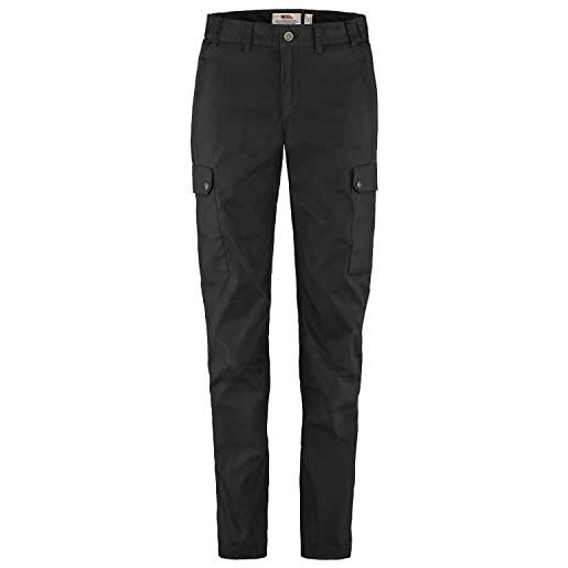 Fjallraven 84775-550 stina trousers w pantaloni sportivi donna black taglia 48/s