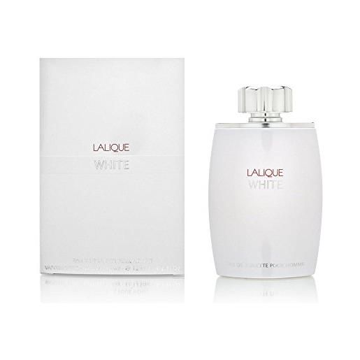 Lalique acqua di profumo, white edt vapo, 125 ml