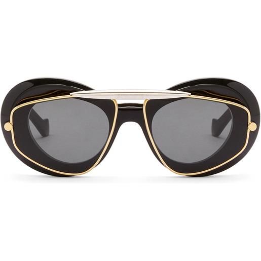 Loewe occhiali da sole Loewe double frame lw40120i 01a