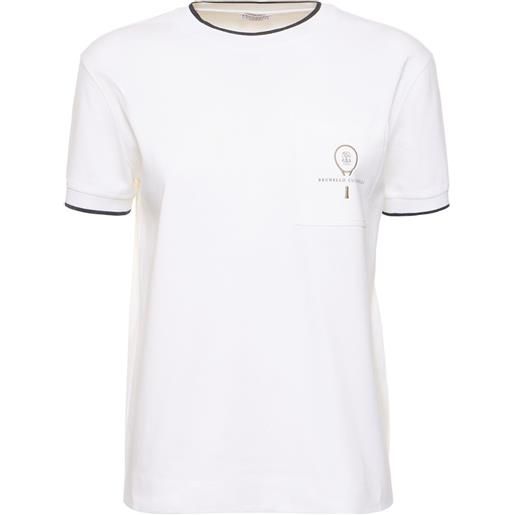BRUNELLO CUCINELLI t-shirt in jersey di cotone