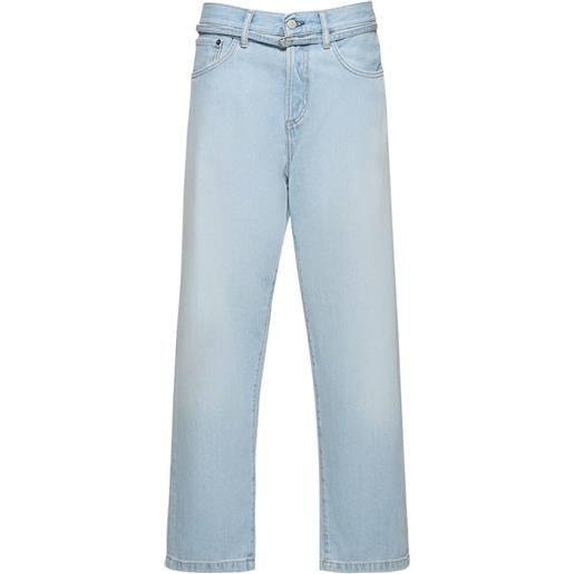 ACNE STUDIOS jeans vita alta 1991 in denim / cintura