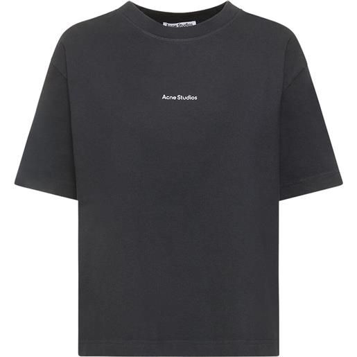 ACNE STUDIOS t-shirt in jersey di cotone con logo
