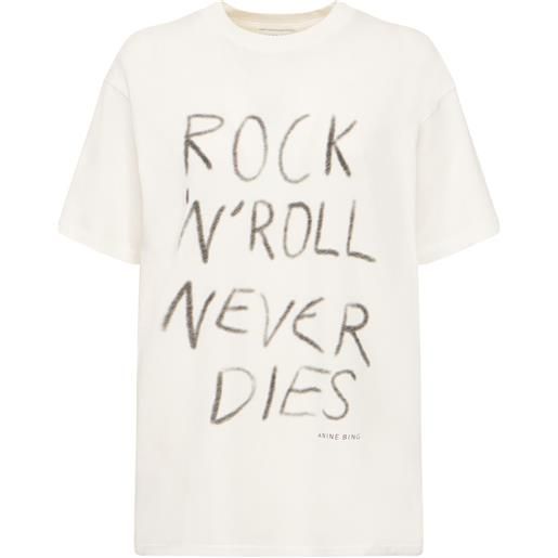 ANINE BING t-shirt walker rock n roll in cotone