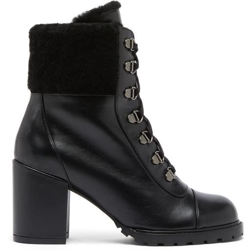 Stuart Weitzman kolbie ii block chill bootie nero