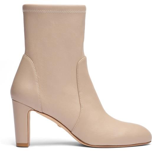 Stuart Weitzman vida 75 stretch bootie dune