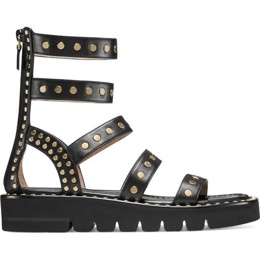 Stuart Weitzman gala lift studs sandal nero