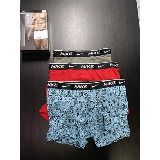 Intimo boxer slip culotte uomo nike underwear trunk 3 pack multicolor 472 000pke1008-472