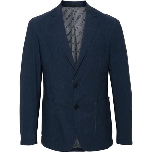 BOSS blazer monopetto - blu