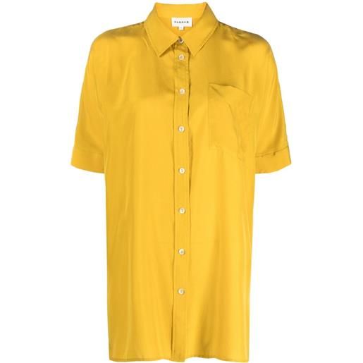 P.A.R.O.S.H. camicia a maniche corte - giallo