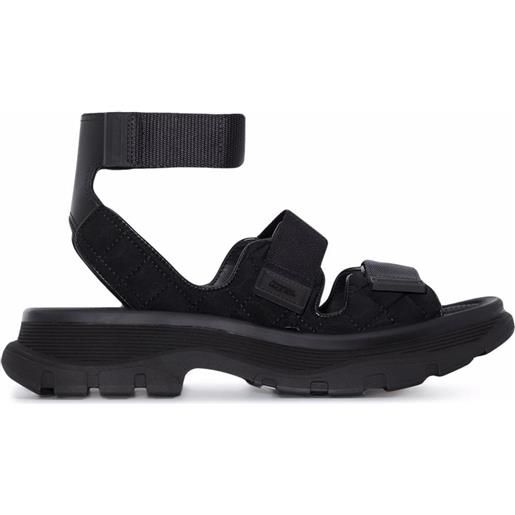 Alexander McQueen sandali tread - nero