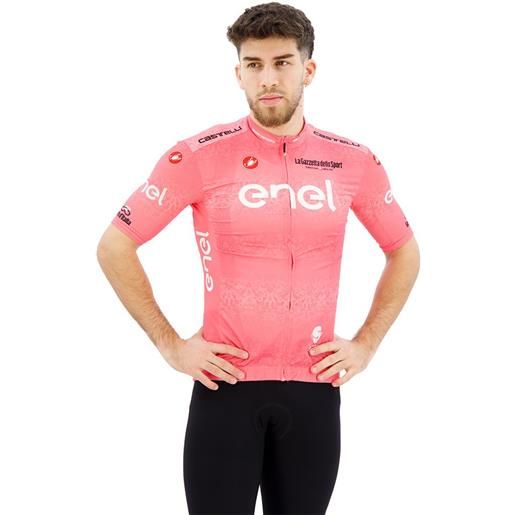 Castelli giro italia 2022 competizione short sleeve jersey rosa l uomo