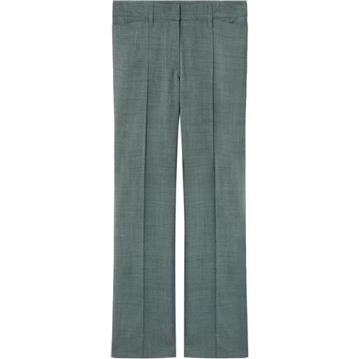 Stella McCartney pantaloni sartoriali con dettaglio - verde