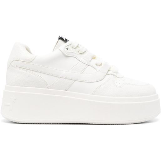 Ash sneakers match con suola rialzata - bianco
