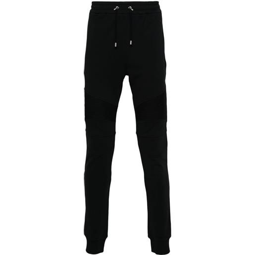 Balmain pantaloni sportivi con logo - nero