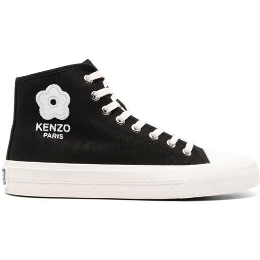 Kenzo sneakers con ricamo boke flower - nero