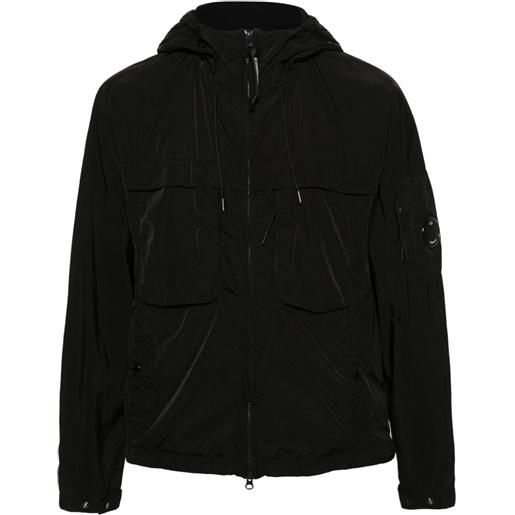 C.P. Company giacca con cappuccio chrome-r - nero