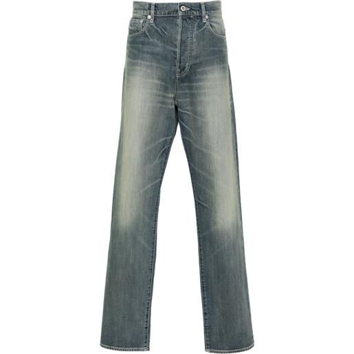 Kenzo jeans bara crop - blu
