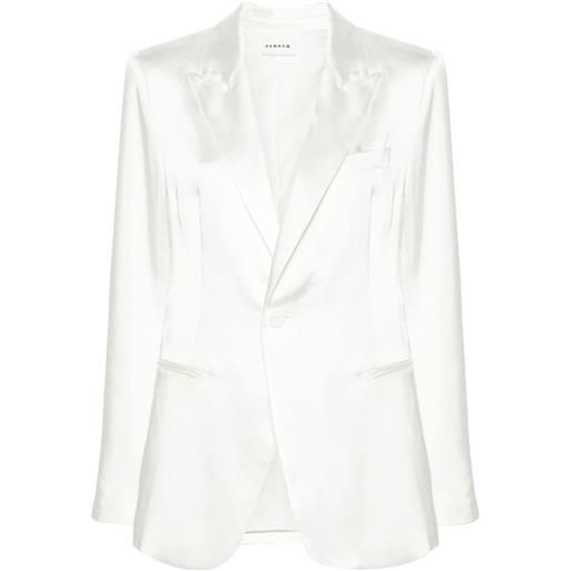 P.A.R.O.S.H. blazer con ricamo - bianco